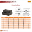 M10 x 14 | T-Slot Nut - RR Brand | RRToolStore