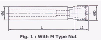 ER11 | Ø 16 mm | Mini Nut | Straight Shank ER Collet Chucks | RR Brand