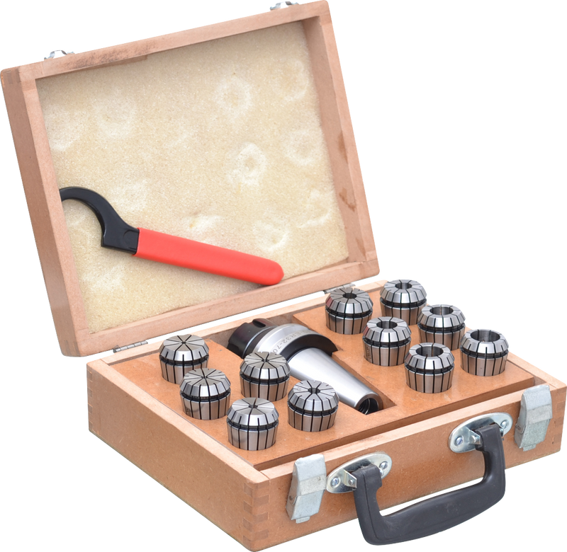 Collet & Adaptor Set (Only Wooden Box)