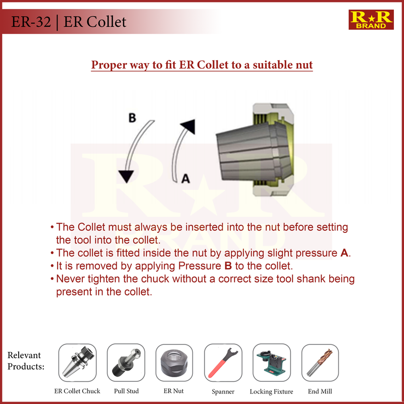 Collet R32 ER32 | ER Collet | RR Brand