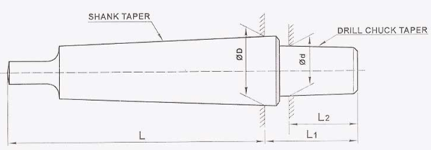 MT Drill Chuck Arbor (B Din 238) - RR Brand